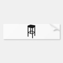 bar stool bumper sticker