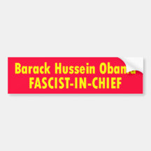 Barack Hussein Obama Bumper Sticker