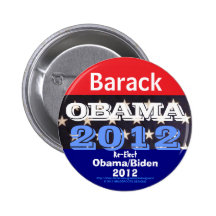 Barack Obama 2012 Pinback Button