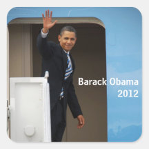 Barack Obama 2012 Square Sticker