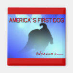 BARACK OBAMA: AMERICA'S FIRST DOG FRIDGE MAGNET