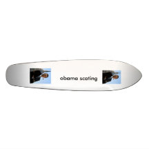 Barack Obama, Barack Obama, obama scating Custom Skate Board