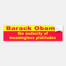 Barack Obama Bumper Sticker