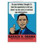 Barack Obama Customisable Card