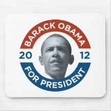 Barack Obama For President 2012 Mouse Pad