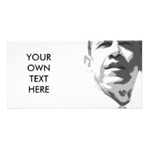 Barack Obama G Personalized Photo Card