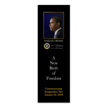 Barack Obama Inauguration Profile Business Card