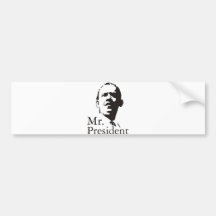 Barack Obama Mr President Bumper Sticker