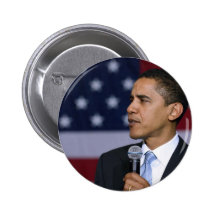 Barack Obama Pinback Buttons