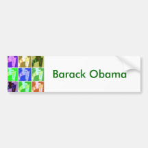 Barack Obama Pop Art Bumper Stickers