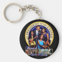 BARACK OBAMA The first family Key Chain