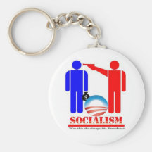 Barack Obama the Socialist Key Chain