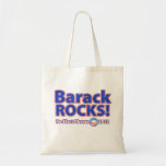 Barack ROCKS! Re-elect Obama 2012 Tote Bag