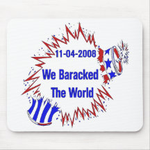 Baracked The World Mouse Pads