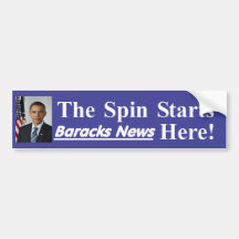 Baracks News Bumper Stickers