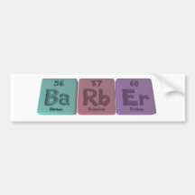 Barber-Ba-Rb-Er-Barium-Rubidium-Erbium.png Bumper Sticker