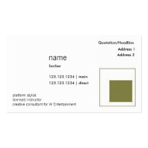 barber business card