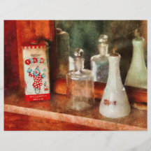 Barber - On a barbers counter Full Color Flyer
