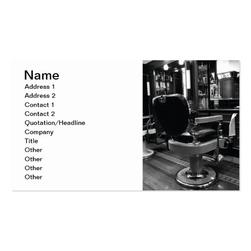 Barber Shop Business Card