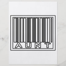 Barcode Aunt Full Colour Flyer