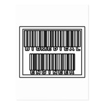 Barcode Biomedical Engineer Postcards