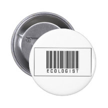 Barcode Ecologist Pins