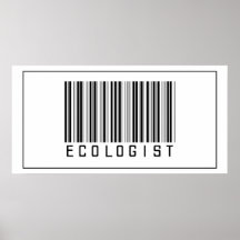 Barcode Ecologist Poster
