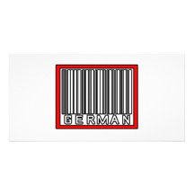 Barcode German Personalized Photo Card