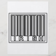 Barcode Irish Full Color Flyer