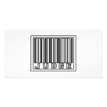 Barcode Judge Photo Card Template