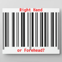 'Barcode' Plaque plaques