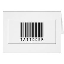 Barcode Tattooer Cards
