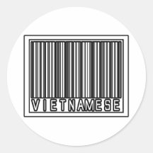 Barcode Vietnamese Sticker