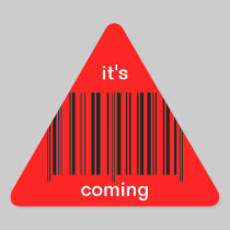 'Barcode Warning' Sticker stickers