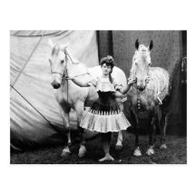 Bareback Girl: 1904 Postcards