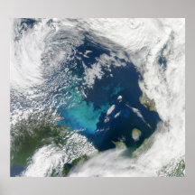 Barents Sea with Phytoplankton Bloom Print