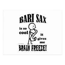 Bari Sax, Brain Freeze Postcard