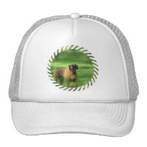 Barking Boxer Dog Baseball Hat