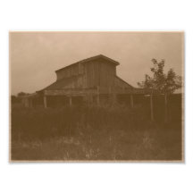 Barn - Vintage Look Photo Print