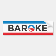 BAROKE BUMPER STICKER