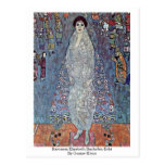 Baroness Elisabeth Bachofen-Echt By Gustav Klimt Post Card