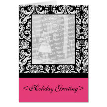 Baroque Damask Greeting Card