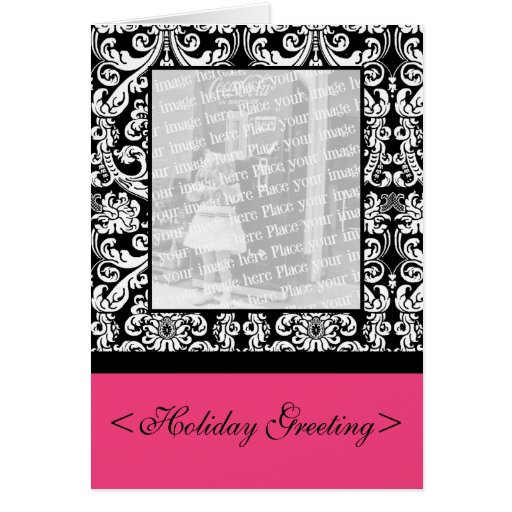 Baroque Damask Greeting Card