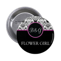 Baroque Elegance Flower Girl Button