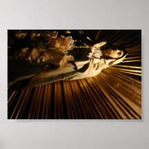 Baroque figure of the Madonna Poster