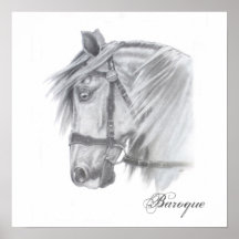 Baroque Horse Posters