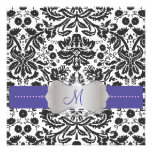 Baroque lace/lavender blue Invitations