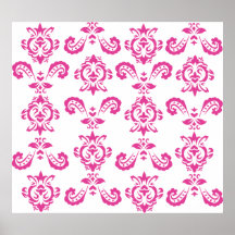 Baroque Pink Print
