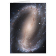 Barred Spiral Galaxy Card