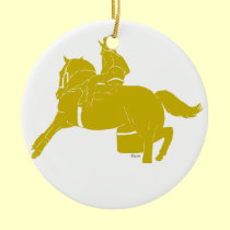 Barrel Racer 2 Gold ornaments